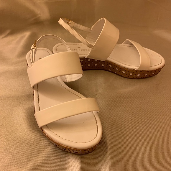 White Platform Sandals - Picture 2 of 7